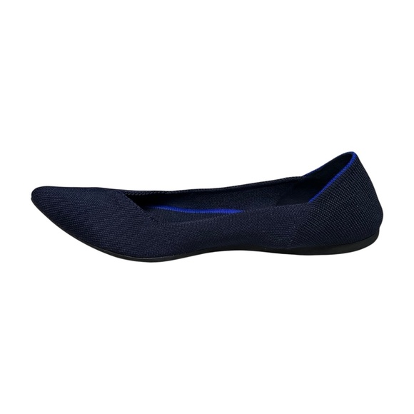 Rothy’s The Point Navy Blue Ballet Flats Women's Size 10 Machine Washable - Picture 6 of 12